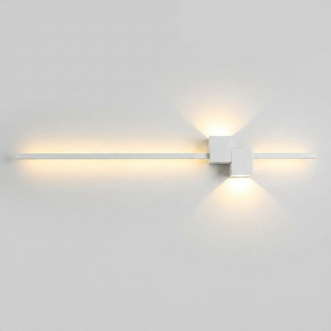 Slimline LED Wall Light With Adjustable Glow