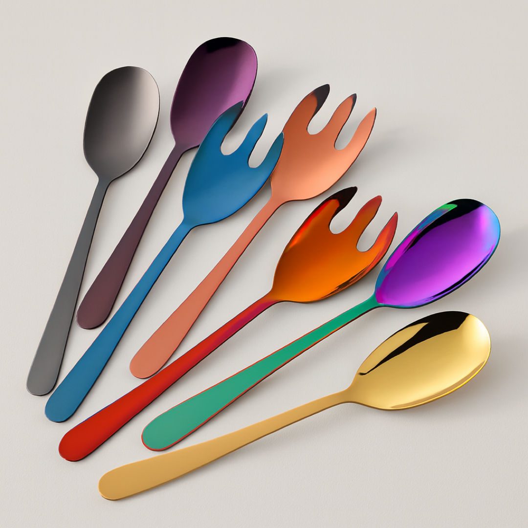 Sculptural Serving Spoon Set for Effortless Hosting