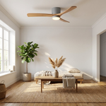 Wood Blade Ceiling Fan Light for Quiet Comfort