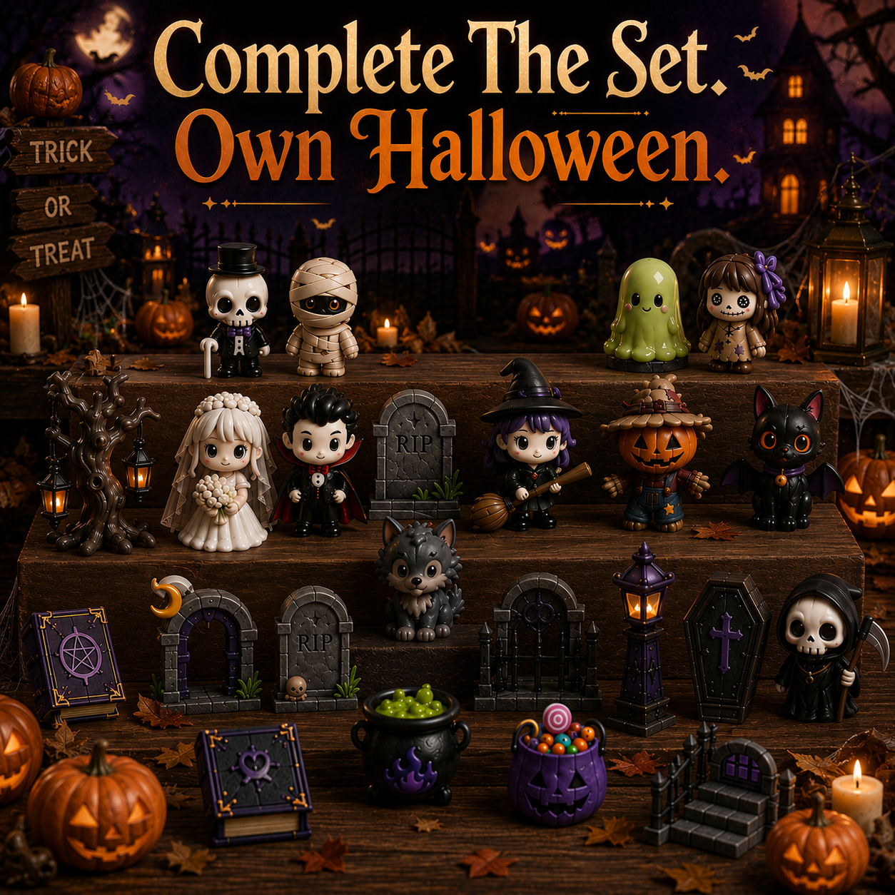 Haunted House Table Kit For Halloween Fun