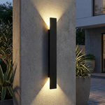 Sculptural LED Wall Light for Indoor-Outdoor Glow
