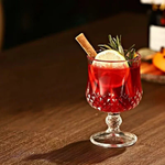 Engraved Crystal Goblet for Elegant Sipping