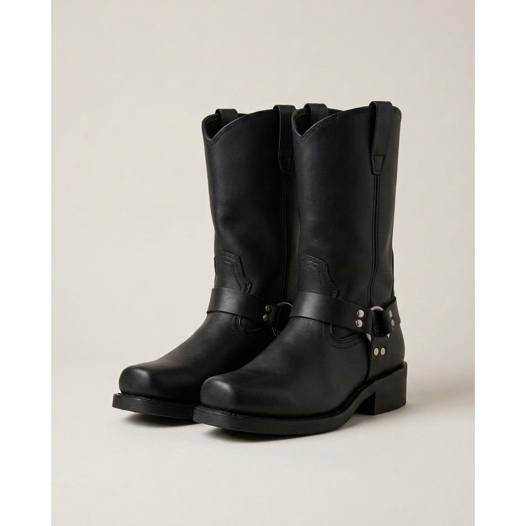 Men's Waterproof Harness Boots for Steady Traction
