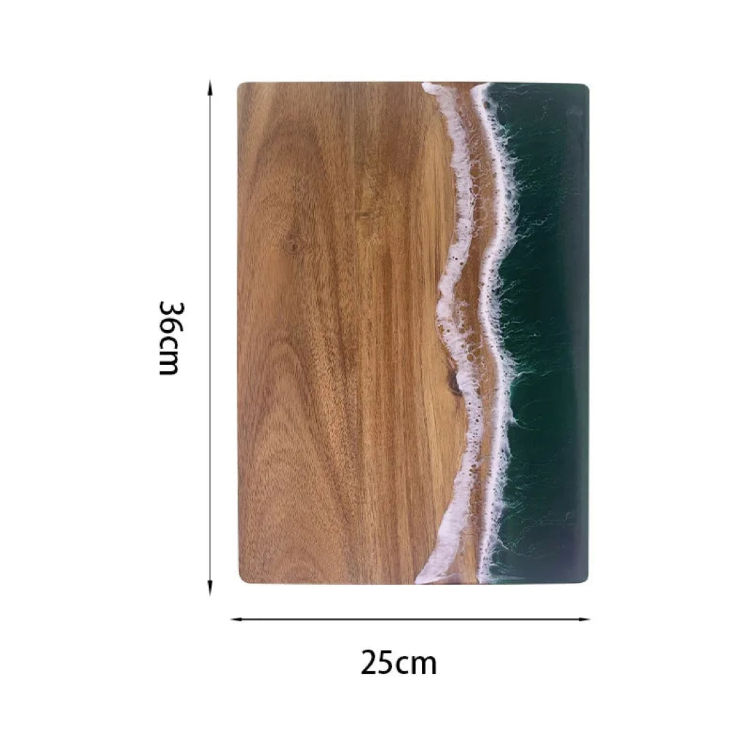 Ocean Resin Cutting Board for Mess-Free Prep