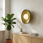 Sculptural Glass Ceiling Light – Saves Space