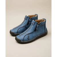Men's Zip-Up PU Boots for Effortless Wear