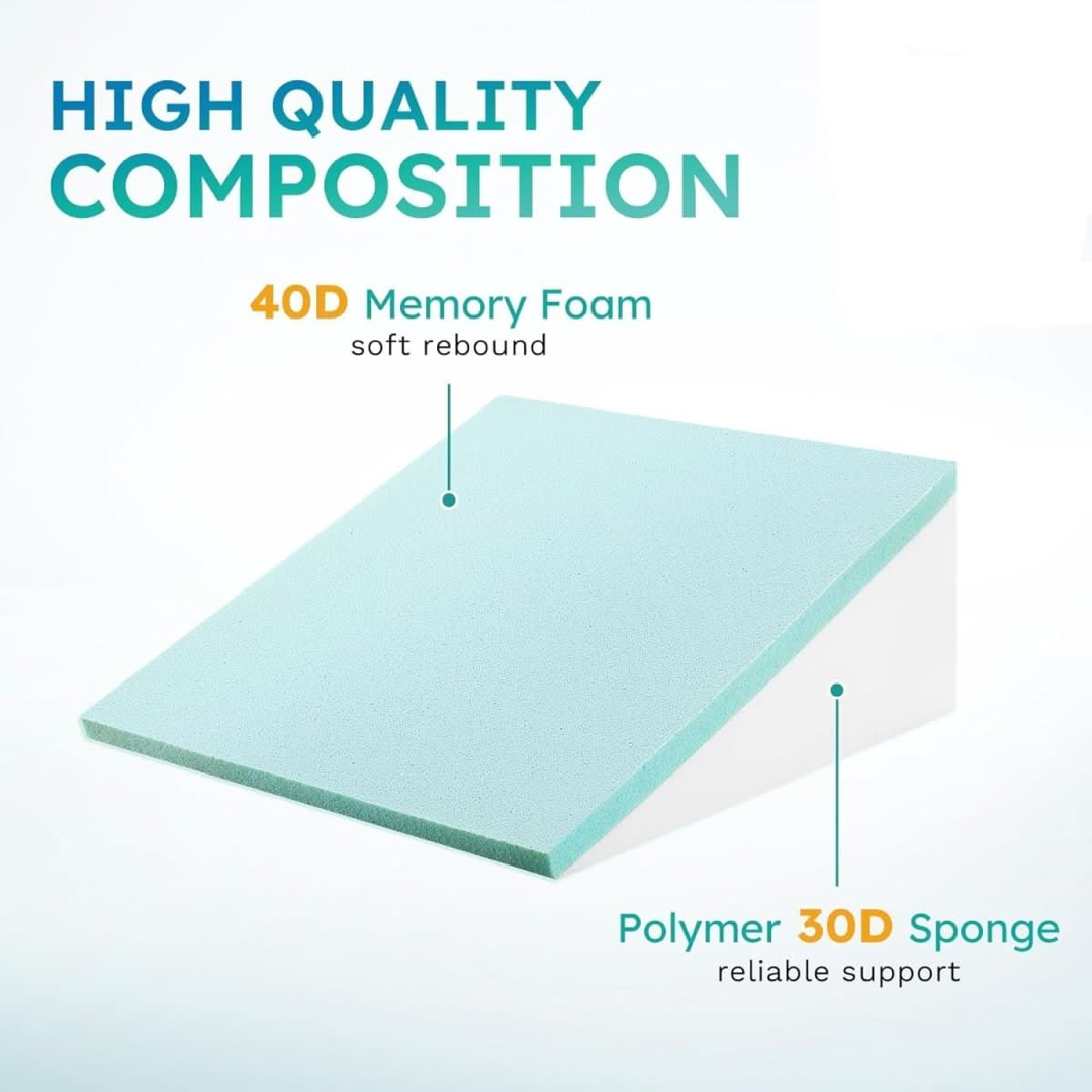 Angled Support Pillow for Bedtime Comfort