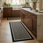 Ribbed Kitchen Mat Set for Safer Footing