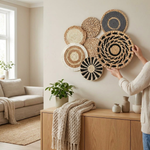 Woven Seagrass Wall Set for Natural Warmth