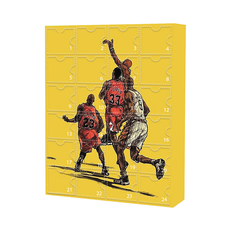 NBA Advent Table With Daily Fan Surprises