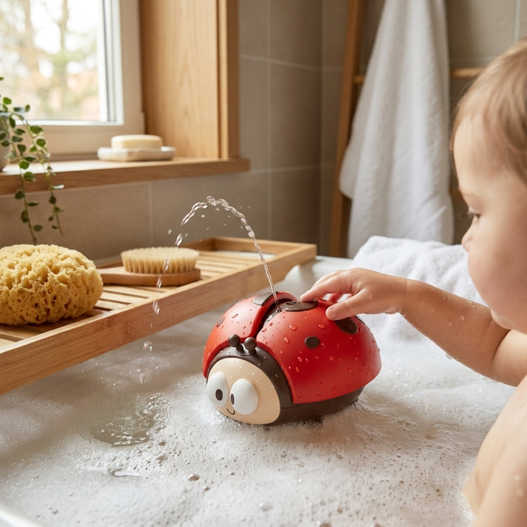 Ladybird Bath Toy for Sensory Skill Building