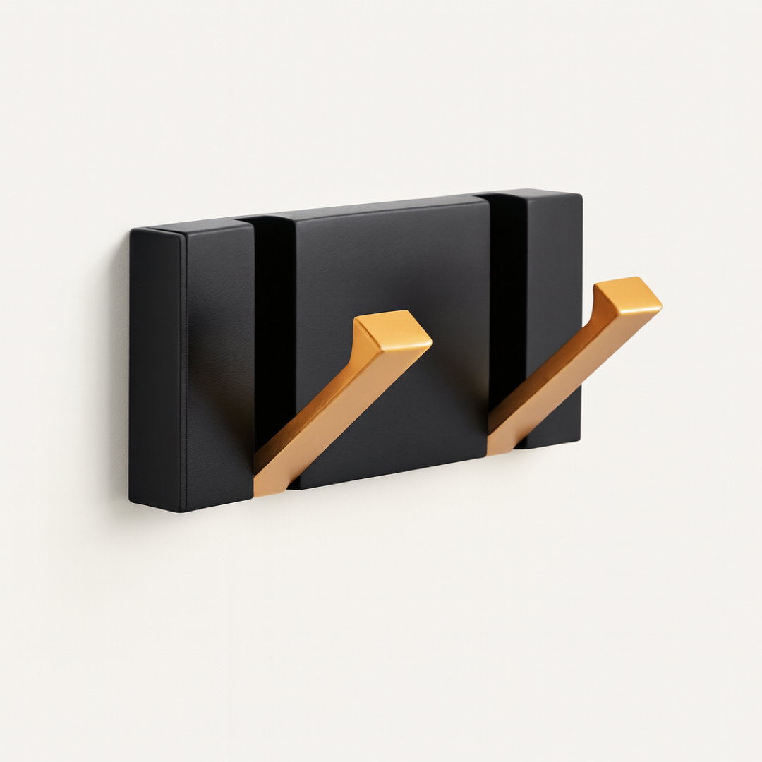 Flip-Down Wall Hook for Clutter-Free Storage