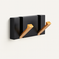 Flip-Down Wall Hook for Clutter-Free Storage