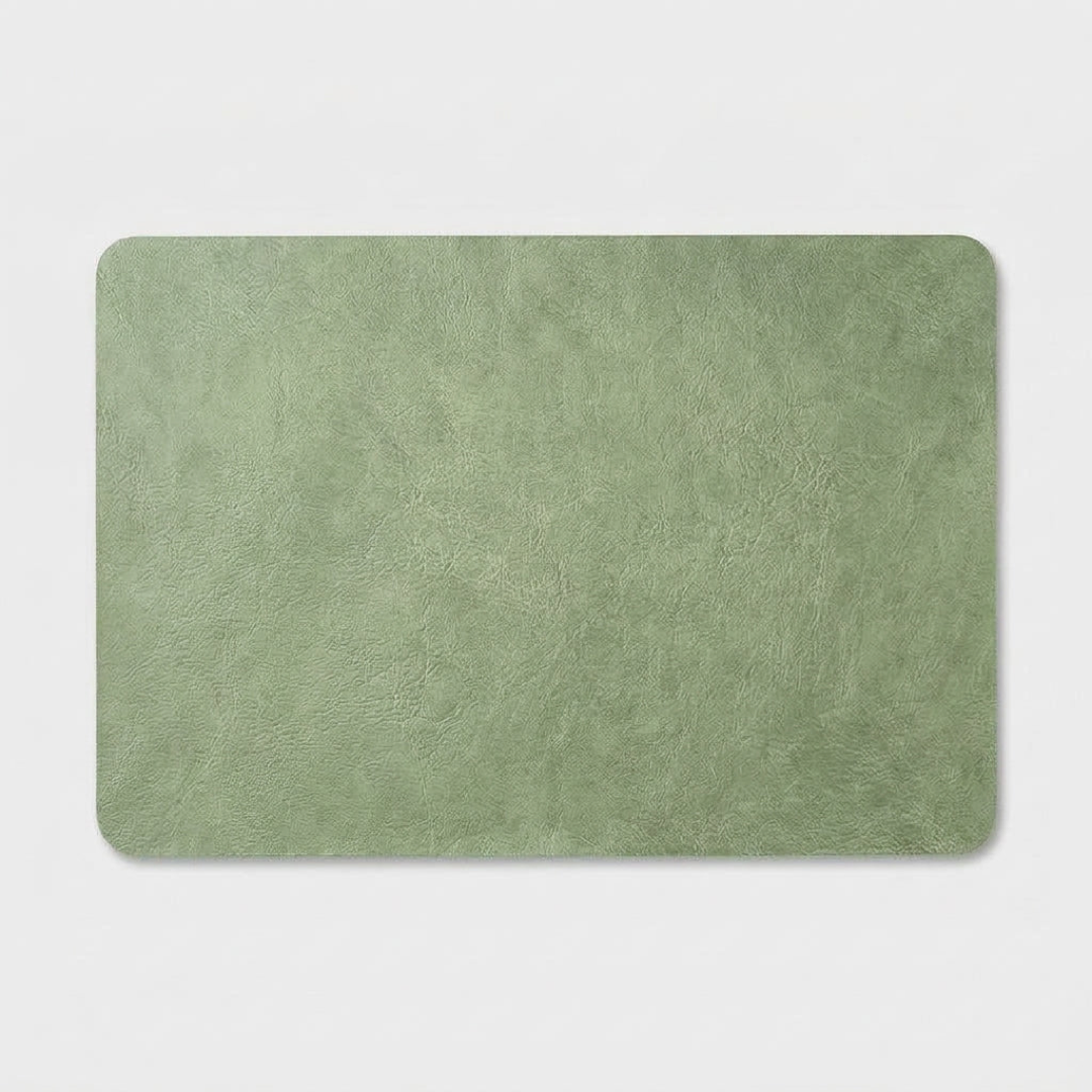 Faux Leather Placemats for Heat and Spill Protection