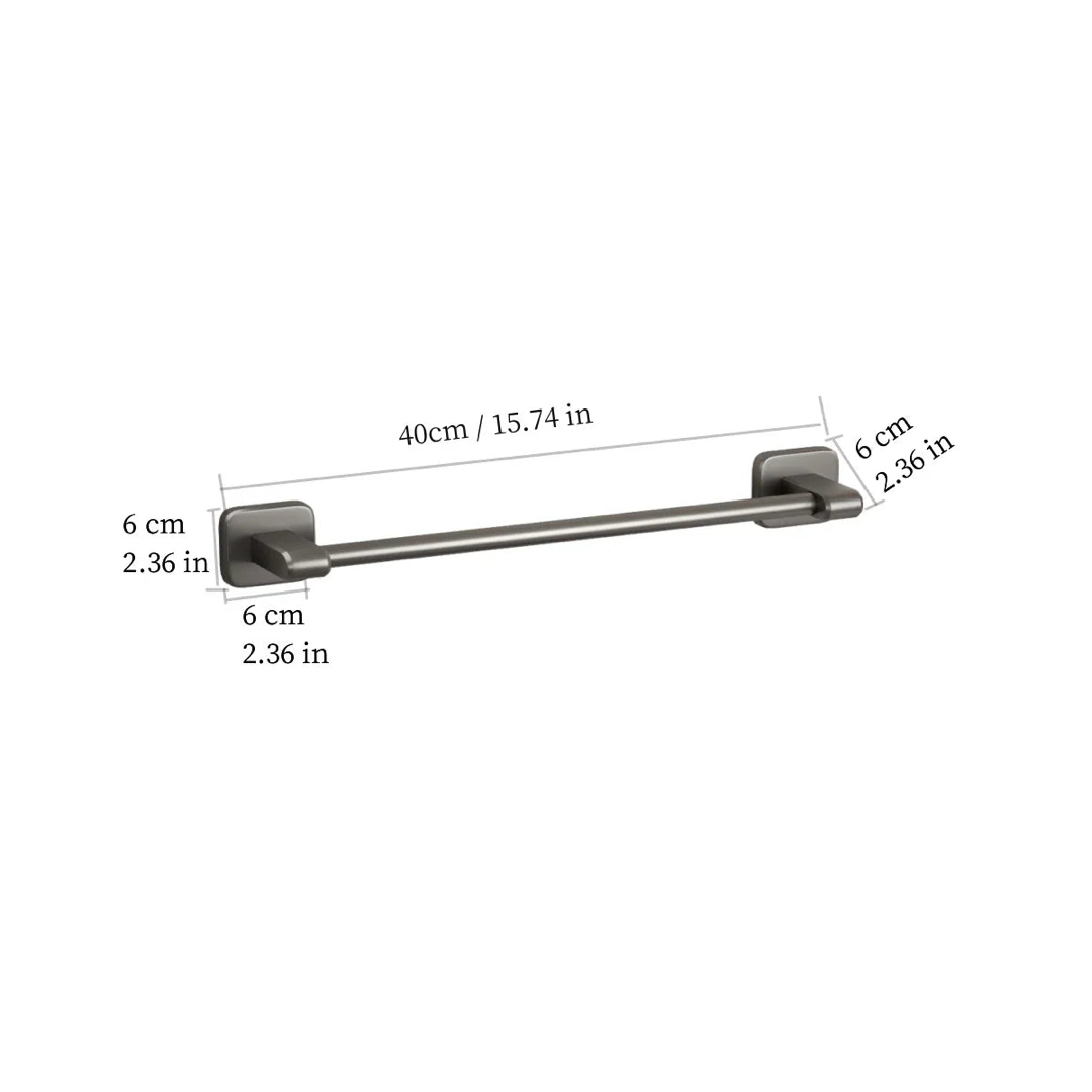 Adhesive Aluminum Towel Bar for Drill-Free Setup