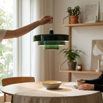 Three-Tier Pendant Light for a Cozy Glow