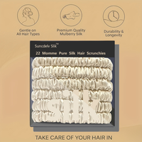 Mulberry Silk Scrunchie Set for Creaseless Hold