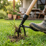 Upright Root Weed Puller for Back-Friendly Gardening