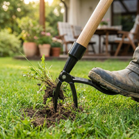 Upright Root Weed Puller for Back-Friendly Gardening