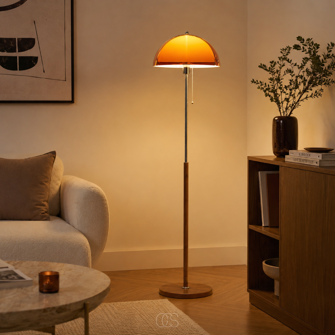 Mushroom Floor Lamp for Warm Ambient Light