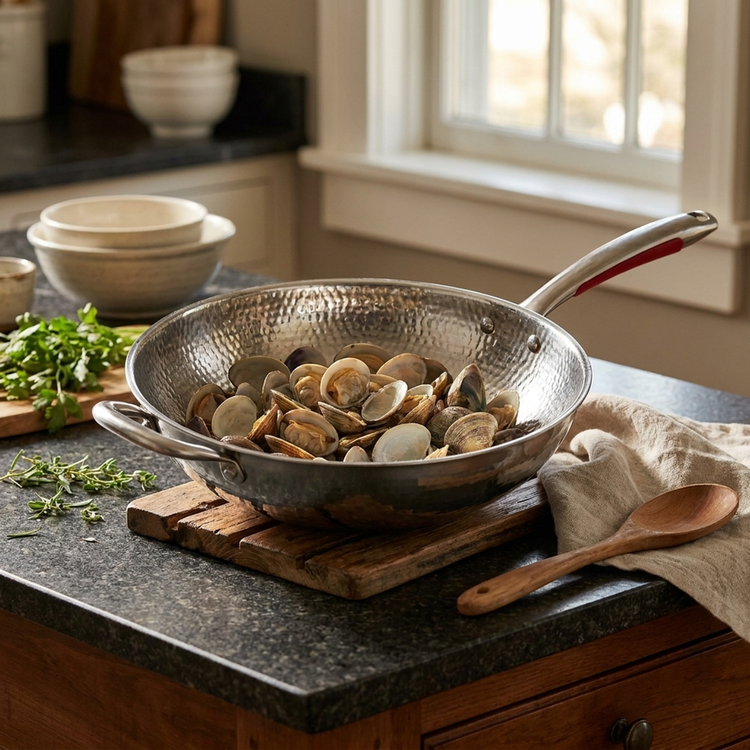 Stainless Steel Wok for Consistent Cooking