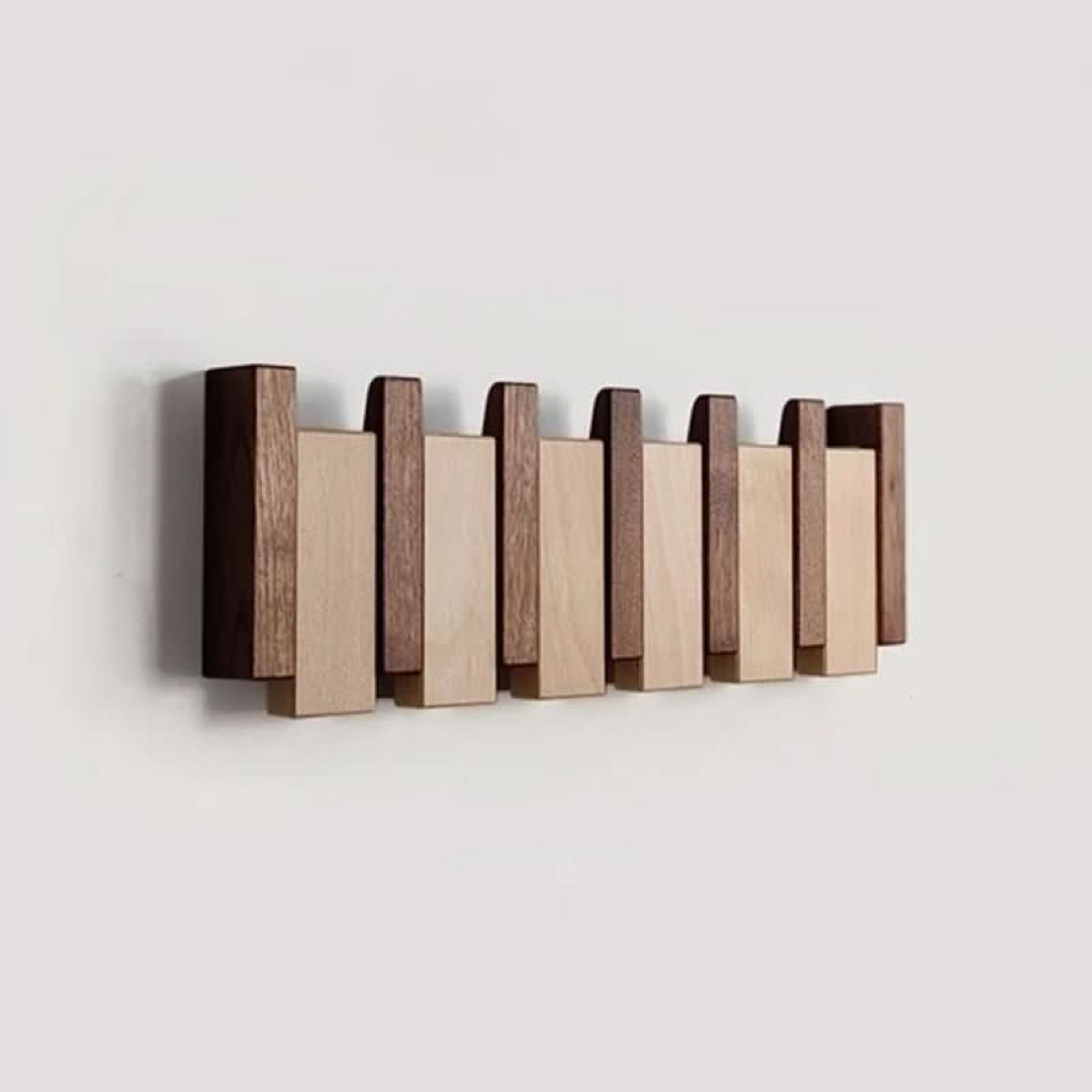 Piano Key Wall Rack for Clutter-Free Storage