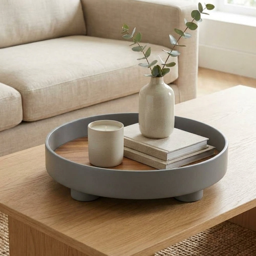 Oak Inlay Display Tray for Effortless Styling
