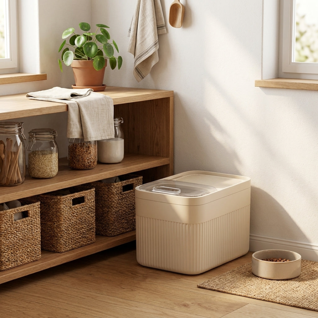 Airtight Pet Food Bin for Lasting Freshness