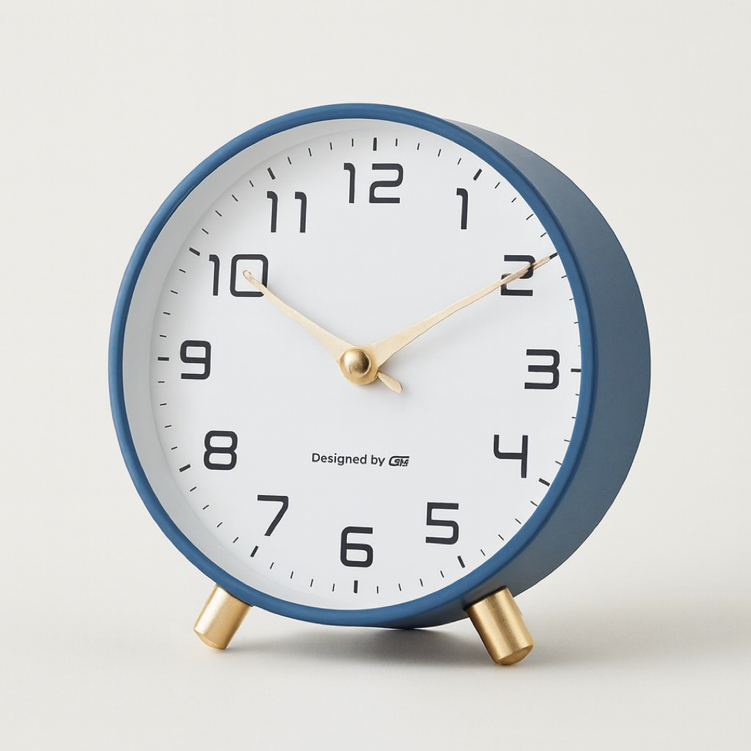 Nordic Silent Desk Clock for Peaceful Spaces