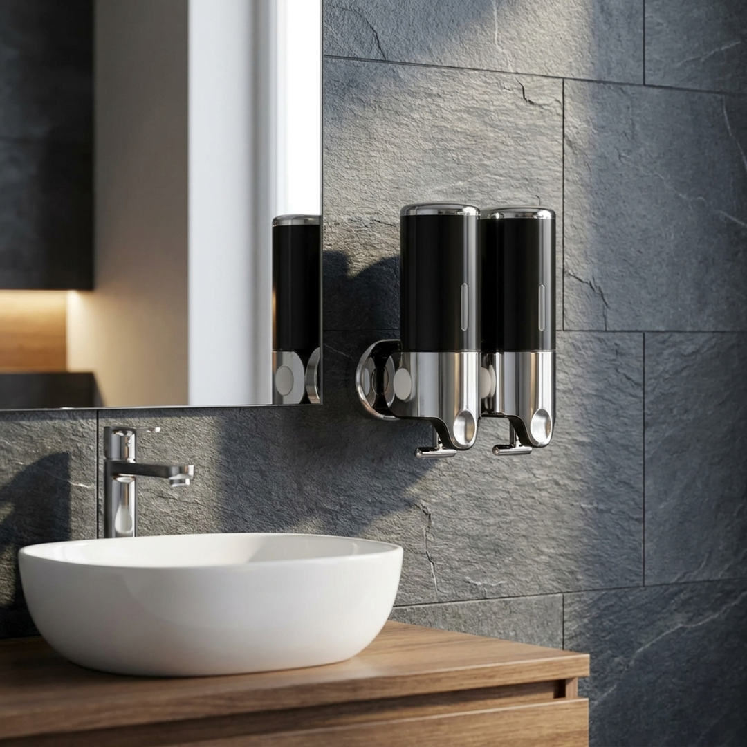 Wall-Mounted Soap Dispenser for Clutter-Free Sinks