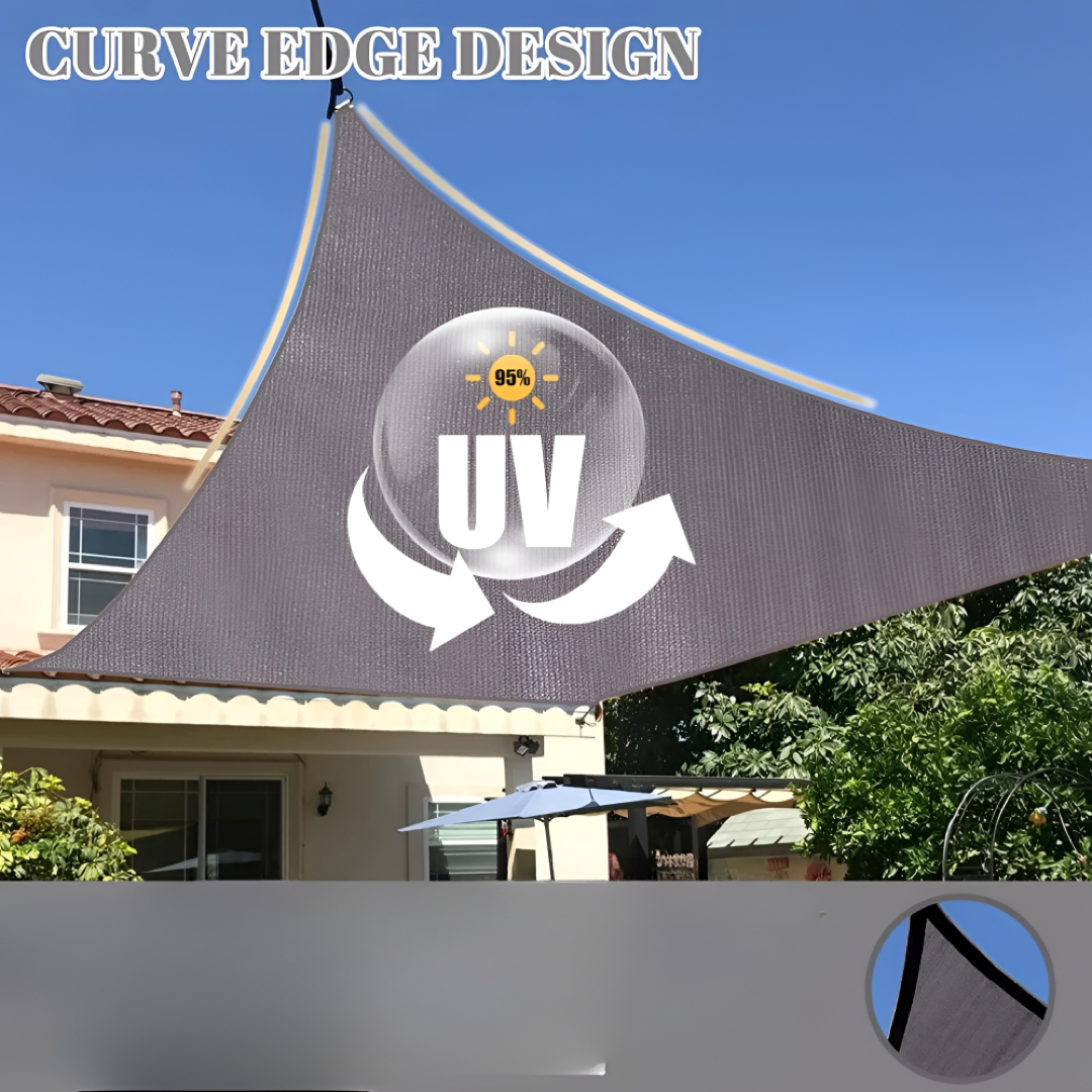 Waterproof Patio Shade for Sun and Light Rain