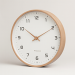 Minimalist Wood Wall Clock for Silent Timekeeping