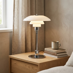 Sculptural Table Lamp for Adjustable Warmth