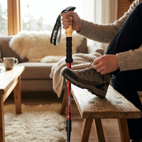 Adjustable Trekking Pole for Trail Stability