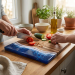 Ocean Resin Cutting Board for Mess-Free Prep