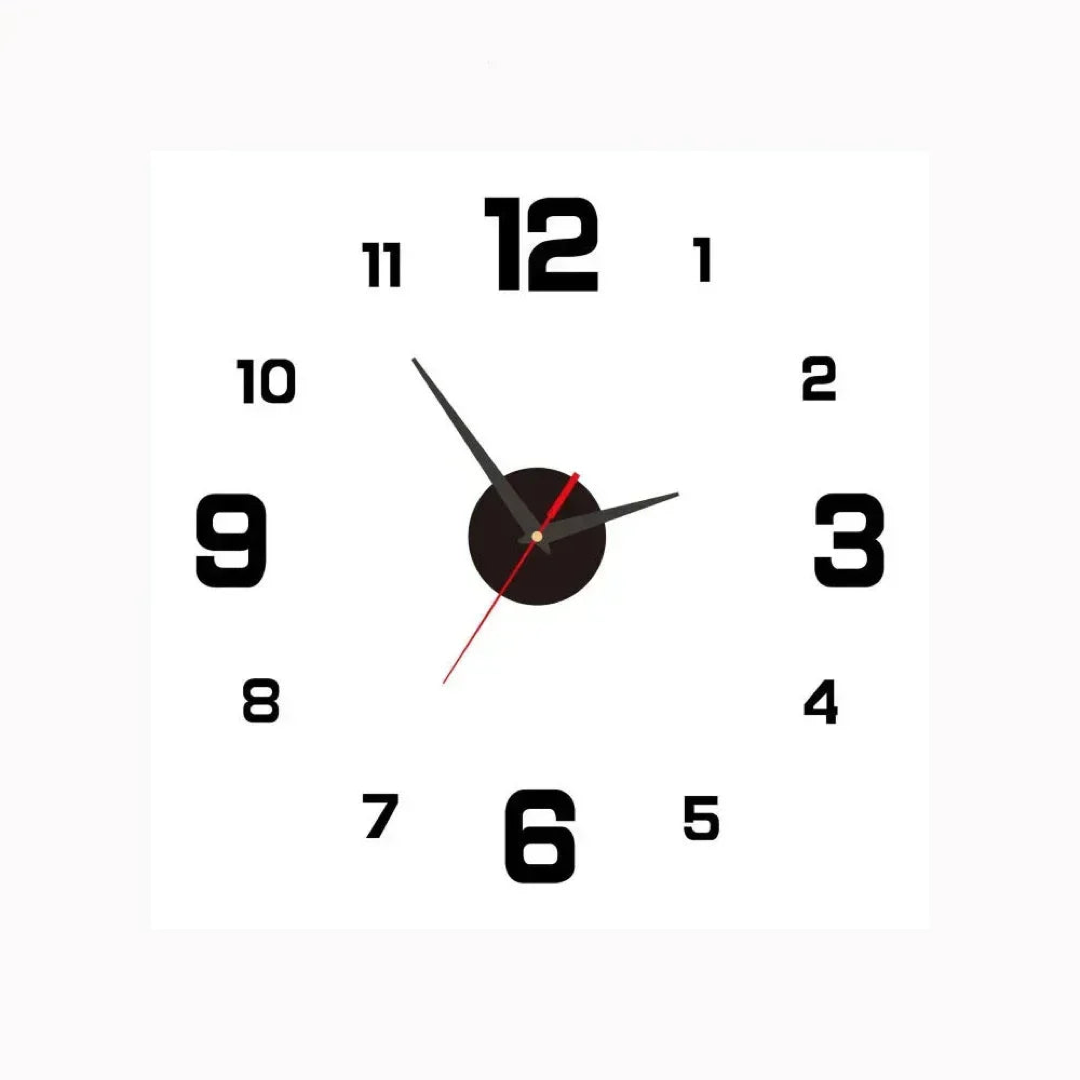 Quiet Wall Clock for Easy Time Checks