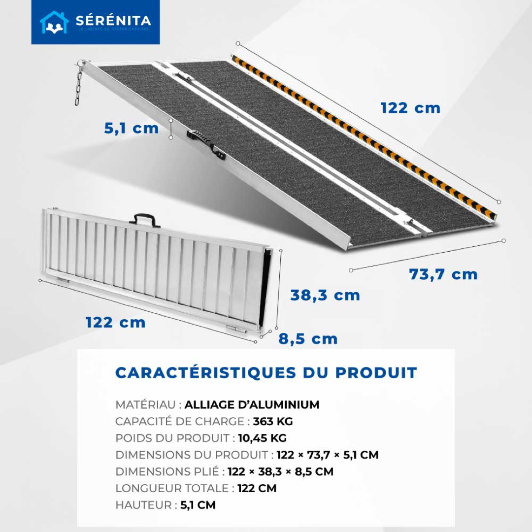 Foldable Mobility Ramp for Safer Access