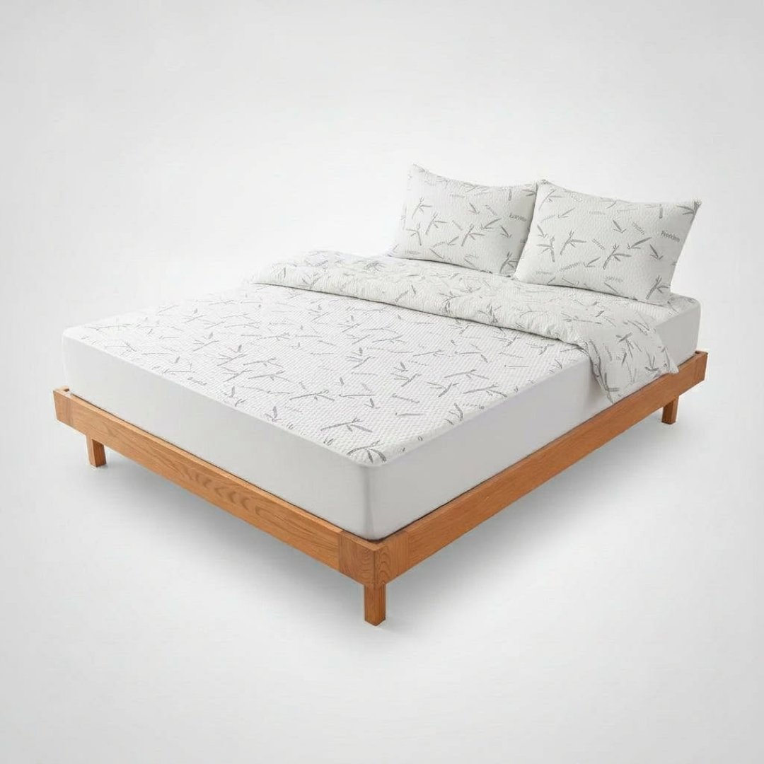 Cooling Bamboo Fitted Sheet for Deeper Sleep