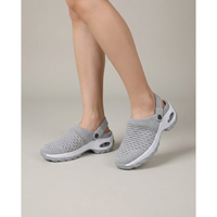 Air-Cushioned Mesh Clogs for Lasting Support