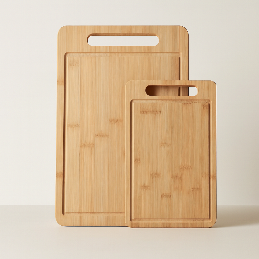 Reversible Bamboo Cutting Board for Hygienic Prep