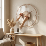 Wooden Wall Clock for Peaceful Timekeeping