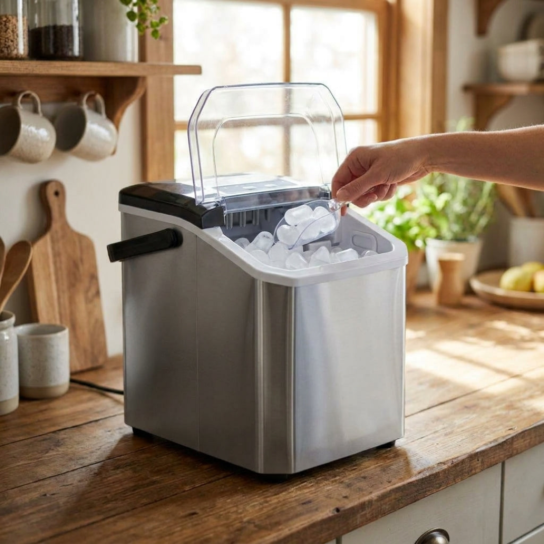 Countertop Ice Maker for Chilled Drinks