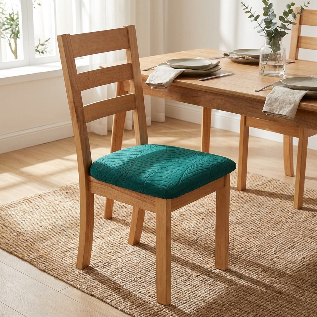 Jacquard Dining Chair Covers for Everyday Protection