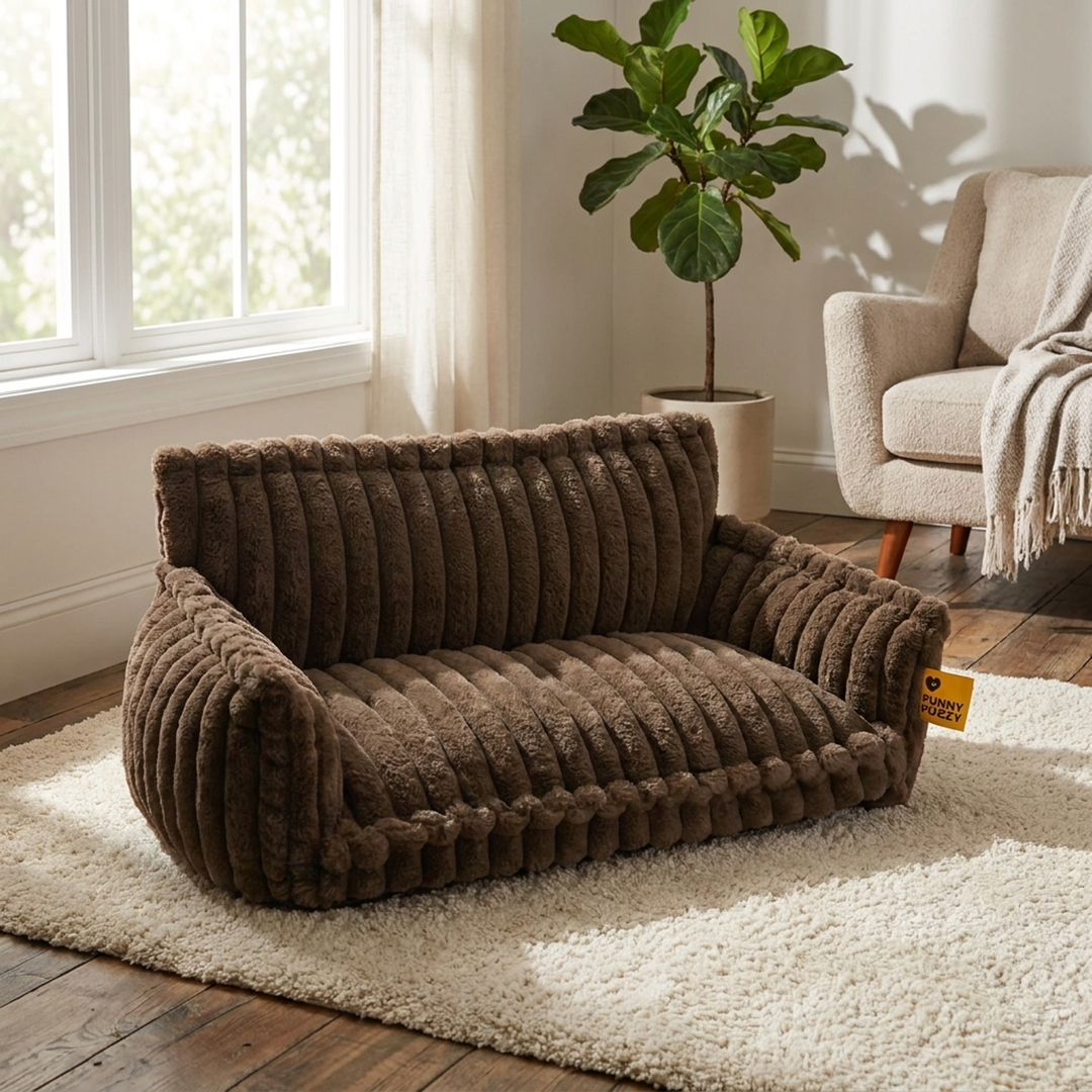 Plush Dog Sofa Bed for Restful Sleep