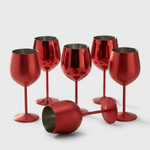Insulated Steel Wine Goblet Keeps Drinks Chilled