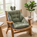 Contoured Memory Foam Seat Cushion with Velvet Cover