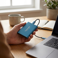 Compact External SSD for Quick Backups