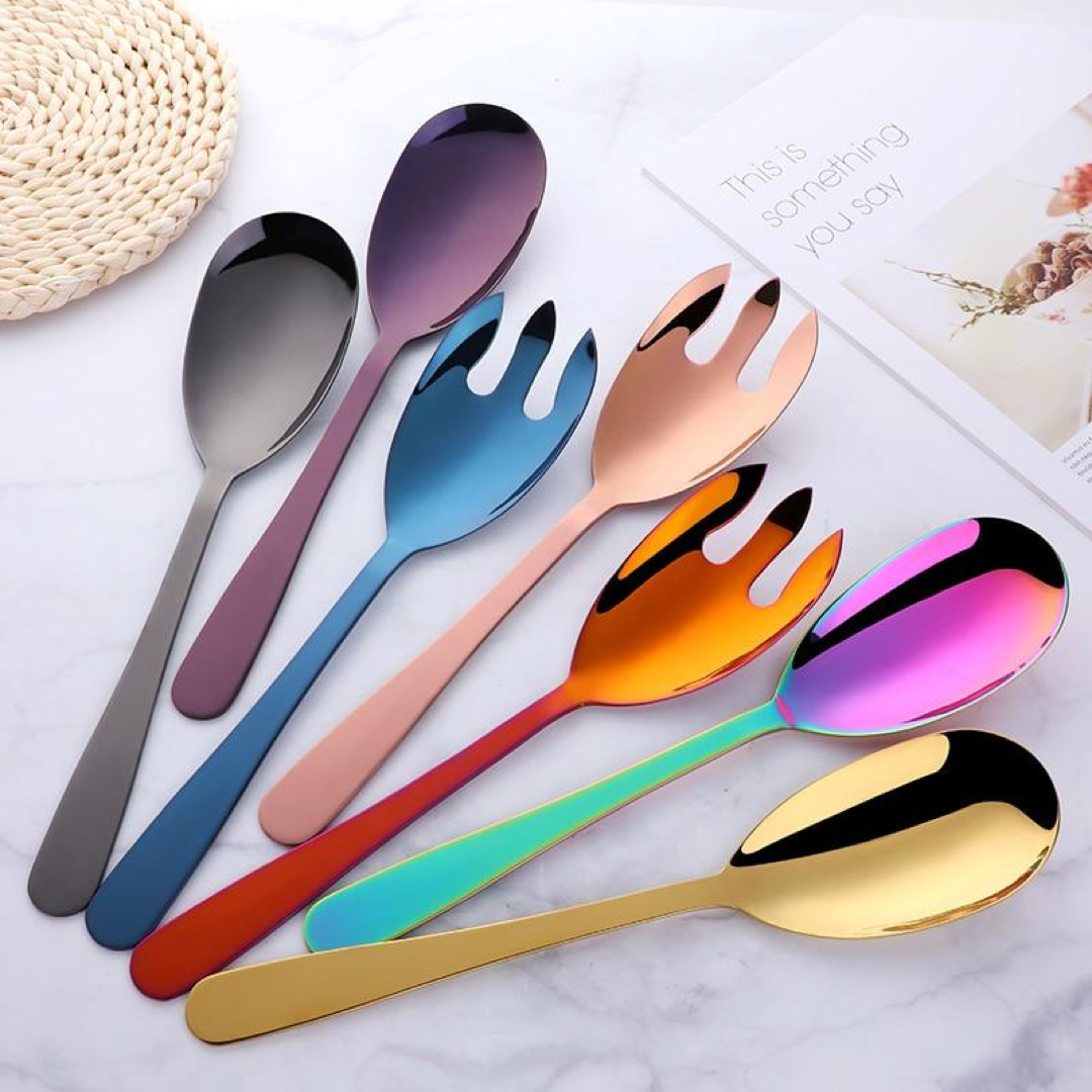 Sculptural Serving Spoon Set for Effortless Hosting