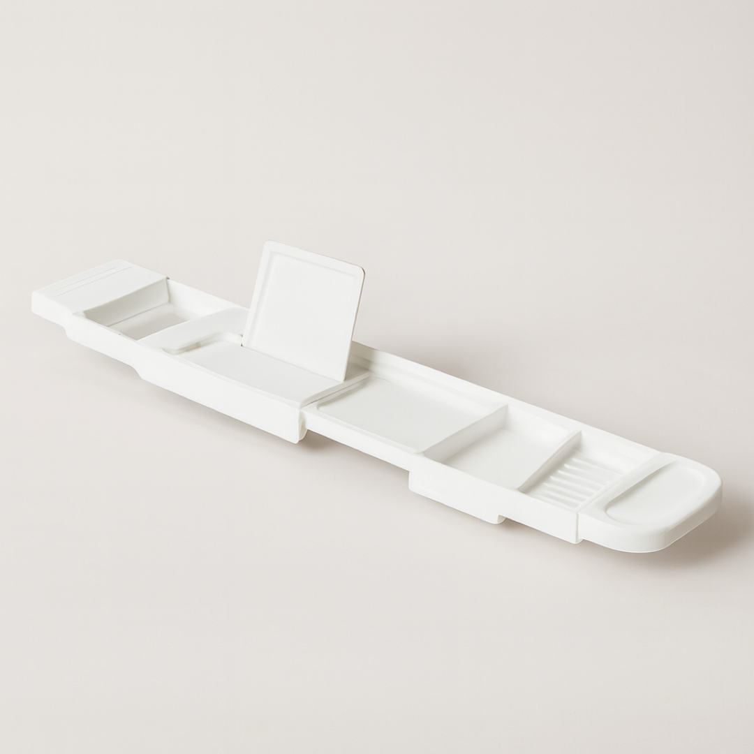 Adjustable Bath Shelf Keeps Essentials Dry