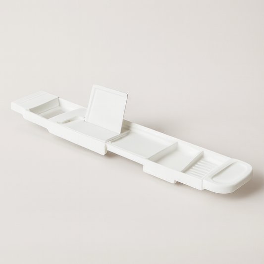 Adjustable Bath Shelf Keeps Essentials Dry